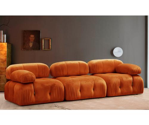 Bubble 3 Seater ( L1-O1-1R) - Orange