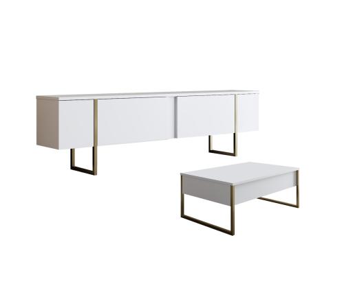 Luxe Set - White, Gold