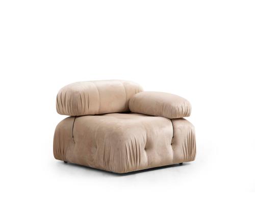 Bubble 3 Seater ( L1-O1-1R) - Velvet