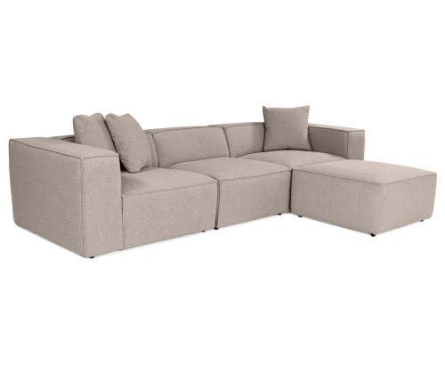 Lora (L1-O1-1R-POUFFE ) - Peach
