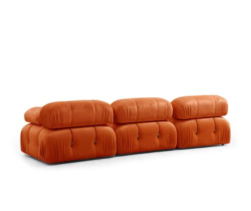 Bubble 3 Seater ( L1-O1-1R) - Orange