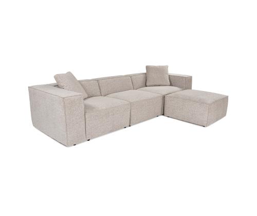 Lora (L1-O1-1R-POUFFE ) - Mocha