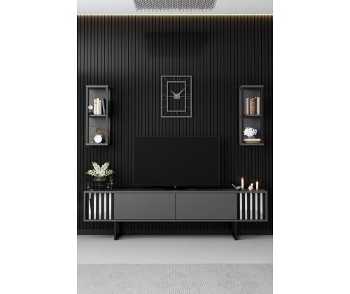 Chrome Line Set - Anthracite, Black