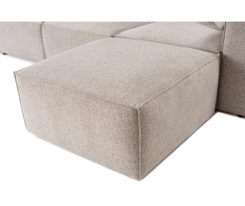 Lora (L1-O1-1R-POUFFE ) - Mocha