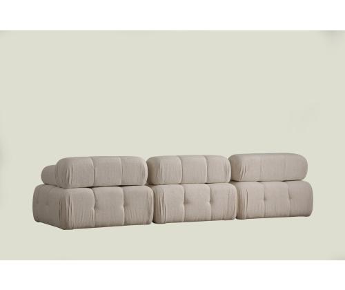 Doblo 3 Seater ( L1-O1-1R) - Cream Bouclette