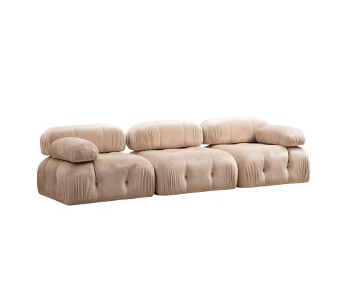 Bubble 3 Seater ( L1-O1-1R) - Velvet