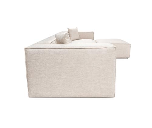 Lora (L1-O1-1R-POUFFE ) - Light Brown