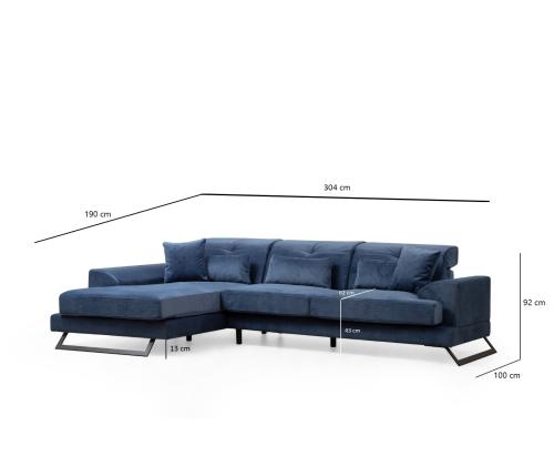 Frido Left (Chl+3R) - Navy Blue