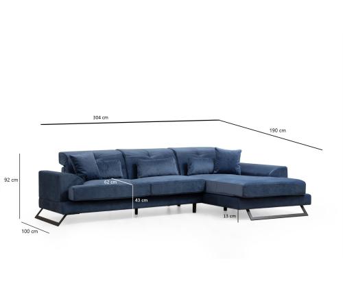 Frido Right (L3+Chl) - Navy Blue