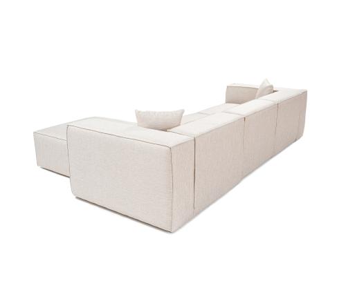 Lora (L1-O1-1R-POUFFE ) - Light Brown