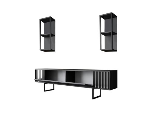 Chrome Line Set - Anthracite, Black