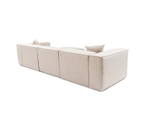 Lora (L1-O1-1R-POUFFE ) - Light Brown