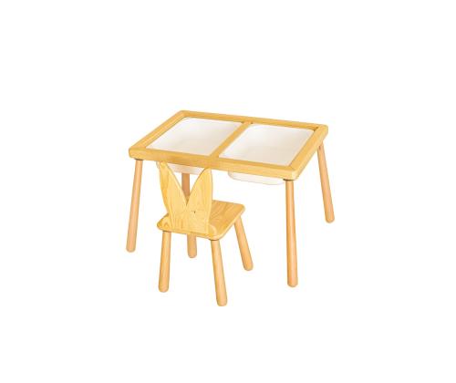 Laud Table and Chair - White