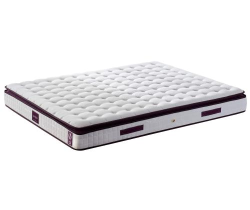 Purple 140x200 cm Double Size Padded Soft Mattress