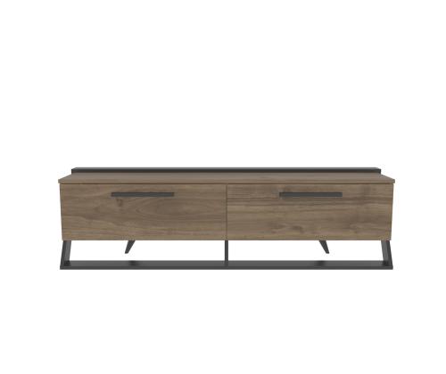 TV laud Astrid - Walnut, Black