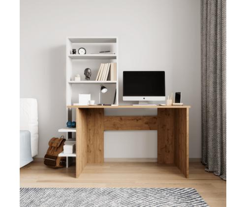 Aden - Oak, White