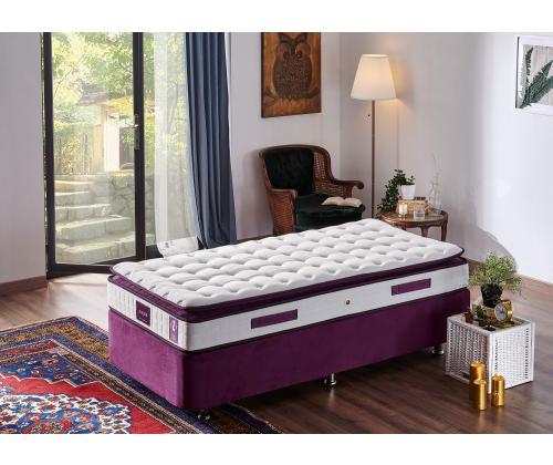 Purple 120x200 cm Single Size Padded Soft Mattress