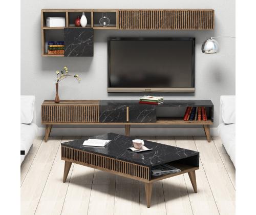 Milan - Walnut, Black