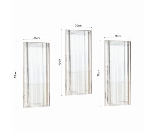 PeegelMööblikomplekt peeglid Mini Neom - Transparent