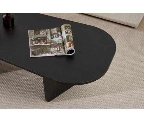 Kohvilaud Ovalis - Wood Black