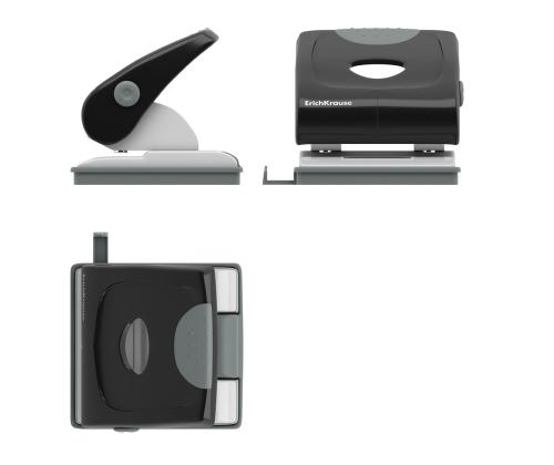 Augulööja auguraud ERICH KRAUSE Elegance 30 lehte metallist must