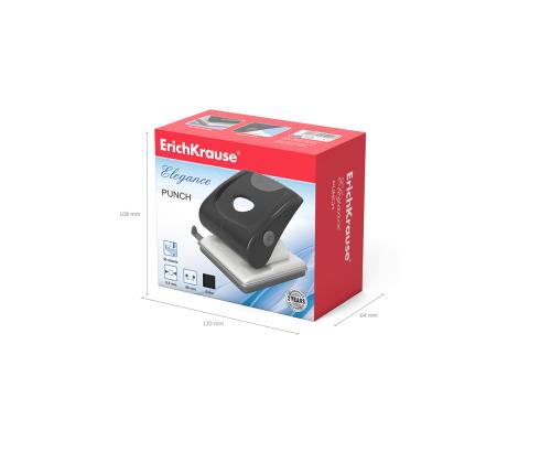 Augulööja auguraud ERICH KRAUSE Elegance 30 lehte metallist must