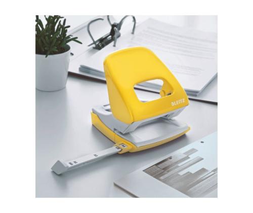 Augulööja auguraud LEITZ WOW 5008 30 lehte kollane