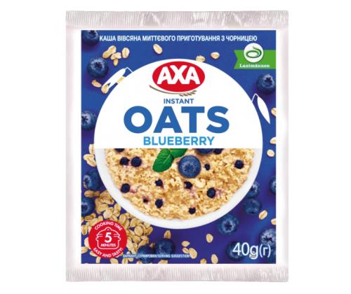 AXA Kiirkaerahelbepuder mustikaga 40g