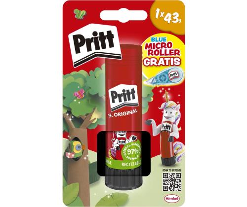 Boonuskomplekt PRITT liimipulk 43g + korrektuurlint