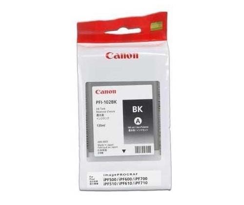 Canon PFI-102BK (0895B001) Ink Cartridge, Black (SPEC)