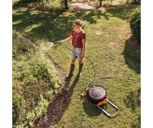 Fiskars X-series 1067548 Waterwheel with hose XL 13mm (1/2''), 27m