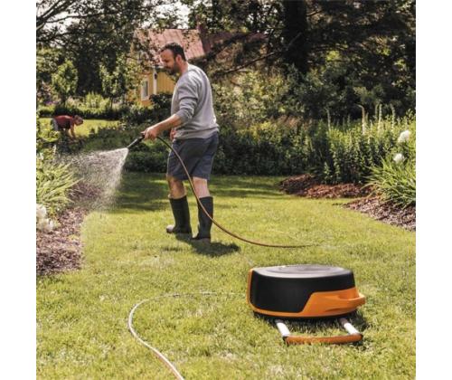 Fiskars X-series 1067548 Waterwheel with hose XL 13mm (1/2''), 27m