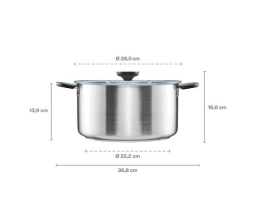 Fiskars Functional Form 1072318 Casserole Pot 7L