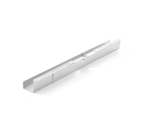 Cable management tray, adjustable 920-1500x120x115mm, White