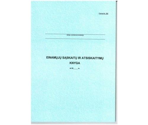 Einamų sąskaitų ir atsiskaitymų knyga 292, A4 (48)  0720-060
