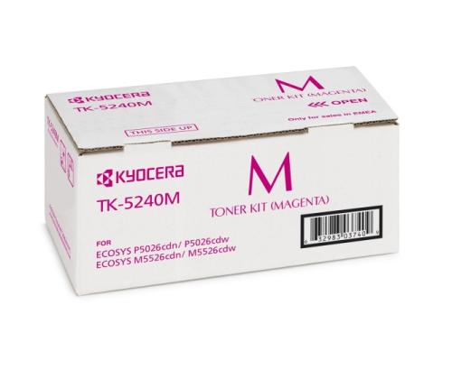 Kyocera TK-5240M Toner Cartridge, Magenta