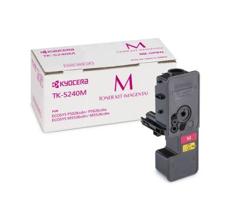 Kyocera TK-5240M Toner Cartridge, Magenta