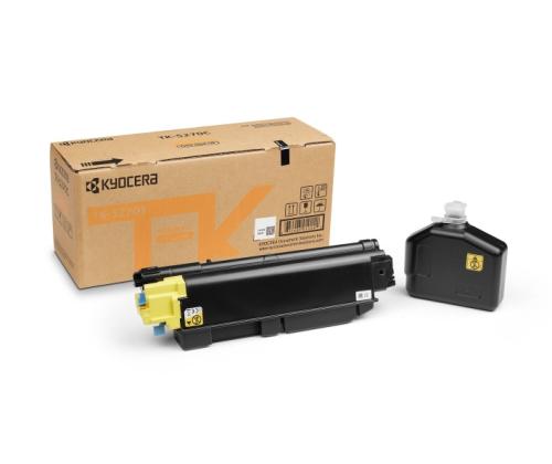 Kyocera TK-5270Y Toner Cartridge, Yellow