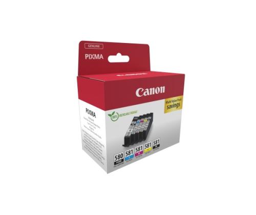 Canon PGI-580/CLI-581 (2078C007) Ink Cartridge Multipack, PGBK/BK/C/M/Y
