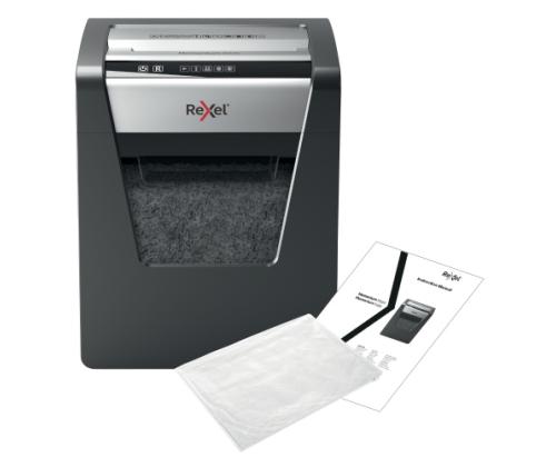 Rexel Momentum X415 Paper Shredder Cross shredding 4x40mm, P4, Grey/Black (SPEC)