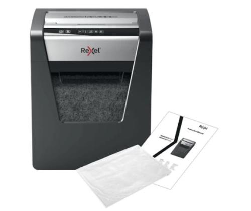 Rexel Momentum X415 Paper Shredder Cross shredding 4x40mm, P4, Grey/Black (SPEC)