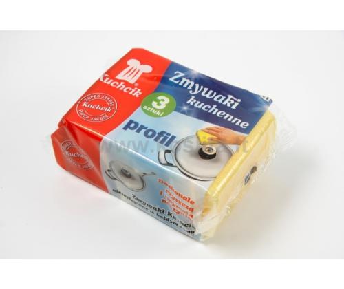 Sponge Profil, L, indams, figūrinė, 7x9cm (3 pcs.)