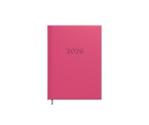 Planning notebook calendar 2026 A5 Raspberry Red