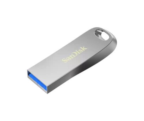 SanDisk Ultra Luxe USB Flash Drive 256GB, USB 3.2 Gen 1, Silver