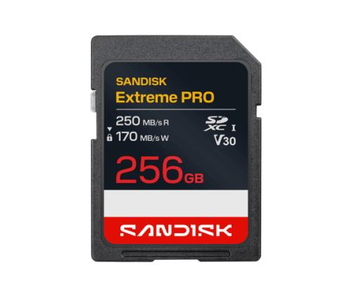 SanDisk Extreme PRO SDXC Memory Card 256GB UHS-I