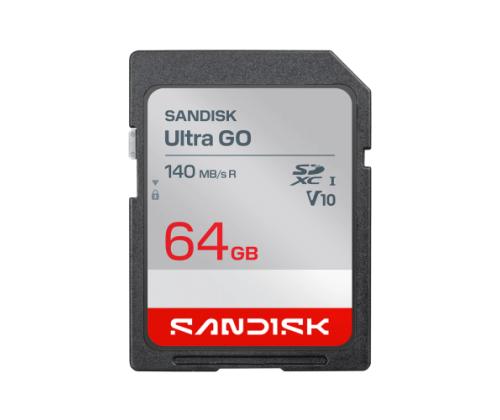 SanDisk Ultra GO SDXC Memory Card 64GB UHS-I