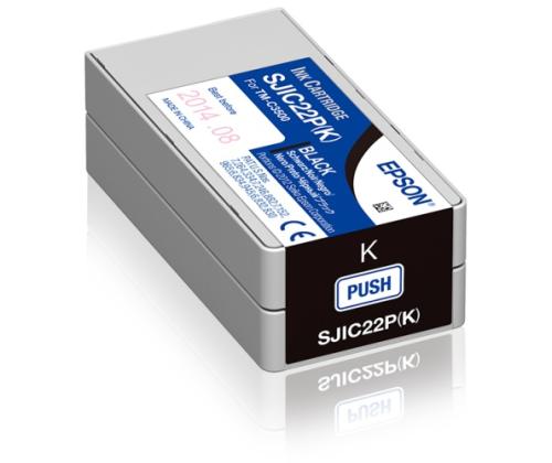 Epson SJIC22P(K) (C33S020601) Ink Cartridge, Black