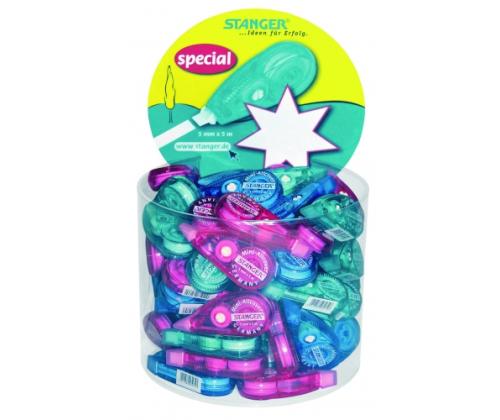 STANGER Correction Roller mini All Cover, 5m x 5mm, Box 50 pc.s 12000004