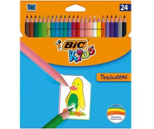 BIC Colored pencils TROPICOLORS 24 colours 022510