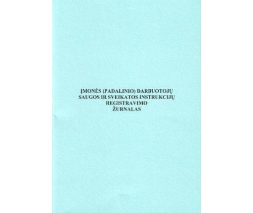 Darbuotojų saugos ir sveikatos instrukcijų registracijos žurnalas, A4 (24)  0720-033